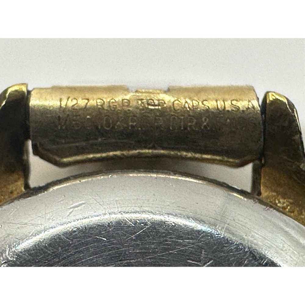 Zentra Womens Gold Plated Watch Manual Wind 22MM 6" Shockproof Y - Picture 6 of 8